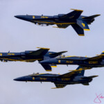 Blue Angels four-jet formation